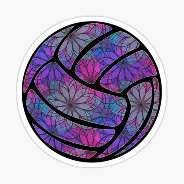 Item preview, Purple Flower Volleyball designed and sold by AllisonDawn15.