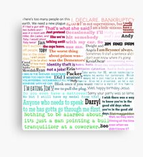 The Office Quotes Metal Print