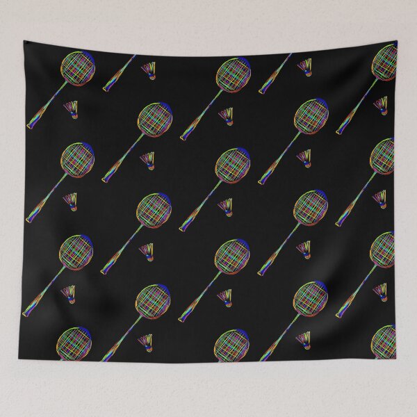 Item preview, Colorful Stroke Badminton  designed and sold by UpYourSelf.