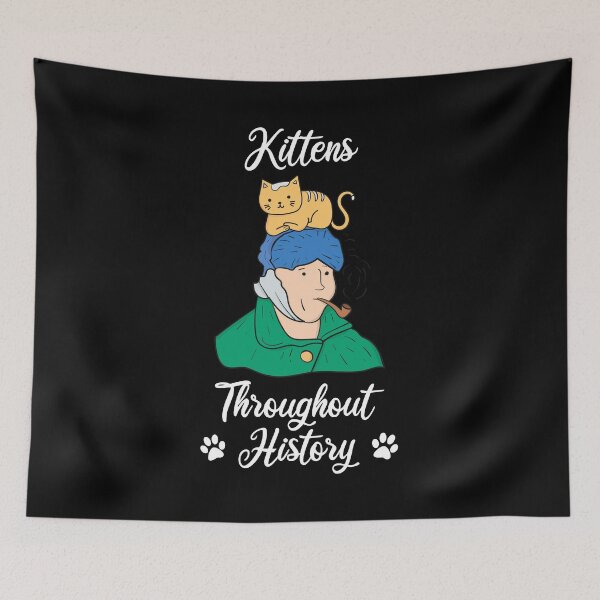 Item preview, Kittens Throughout History – Self-Portrait Bandaged Ear Pipe Van Gogh designed and sold by The Green Corner.
