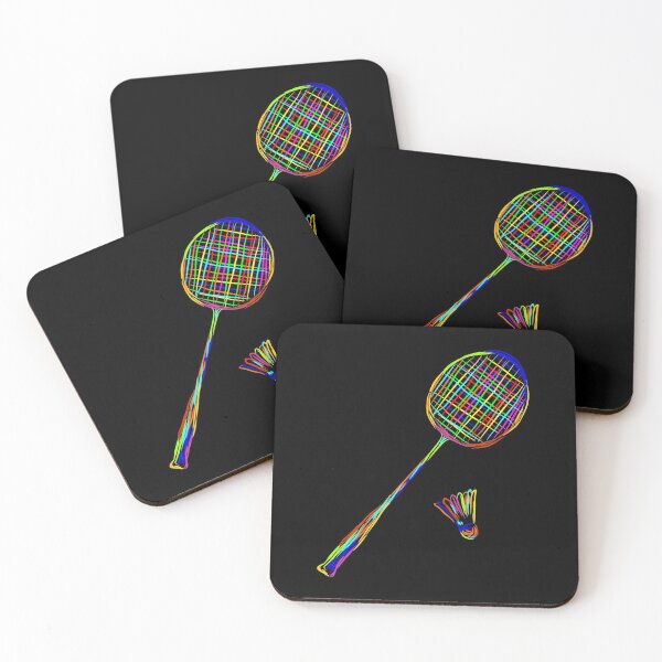 Item preview, Colorful Stroke Badminton  designed and sold by UpYourSelf.