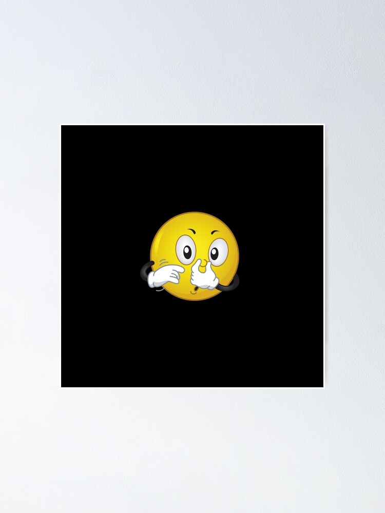 Bad Smell Emoji Poster For Sale By Sofiaonair Redbubble