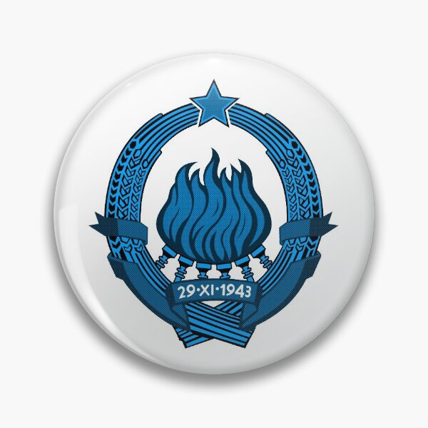 Item preview, Jugoslavija grb plavi [Blue Yugoslavia] designed and sold by TinThor.