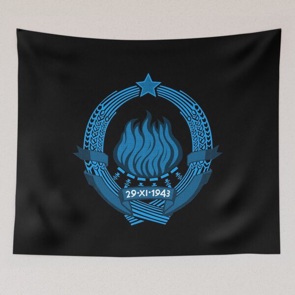 Item preview, Jugoslavija grb plavi [Blue Yugoslavia] designed and sold by TinThor.