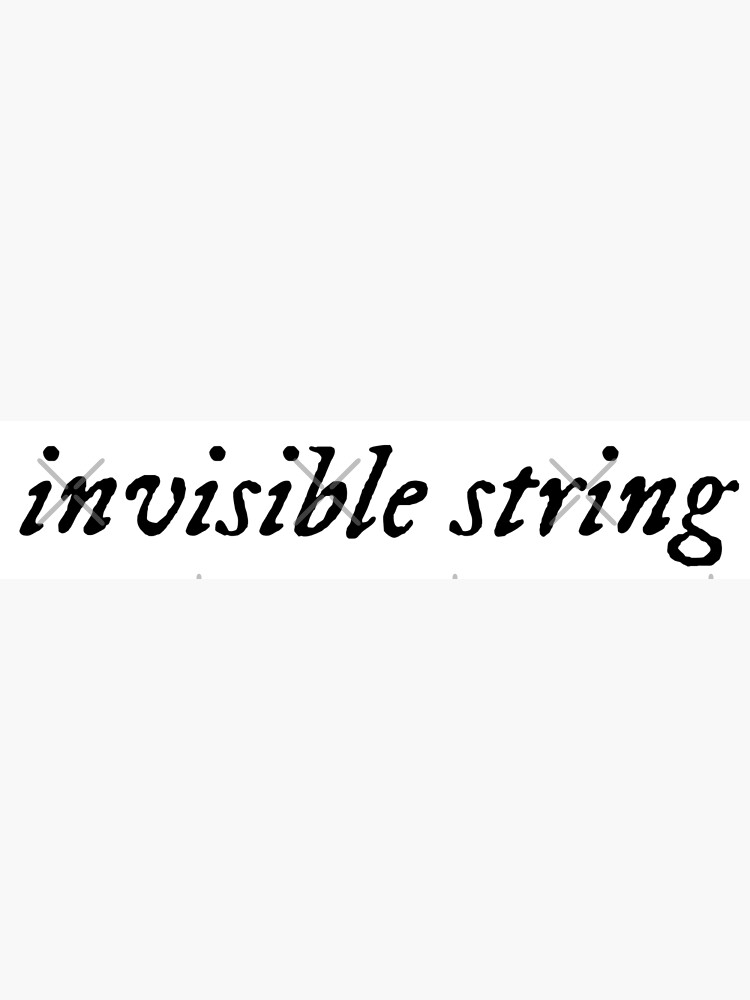 Invisible string Poster for Sale by kelthai