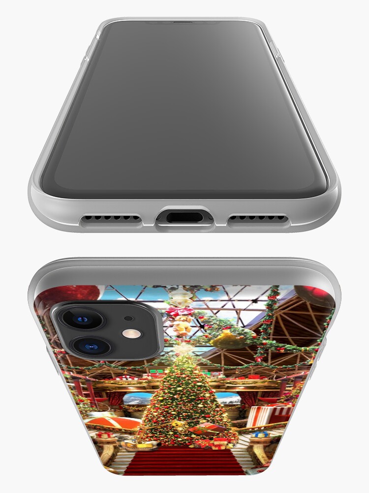 Alternate view of Santas Workshop - Christmas Holiday Art iPhone Case