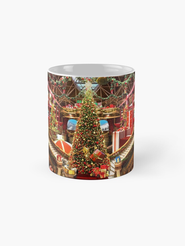 Alternate view of Santas Workshop - Christmas Holiday Art Mug