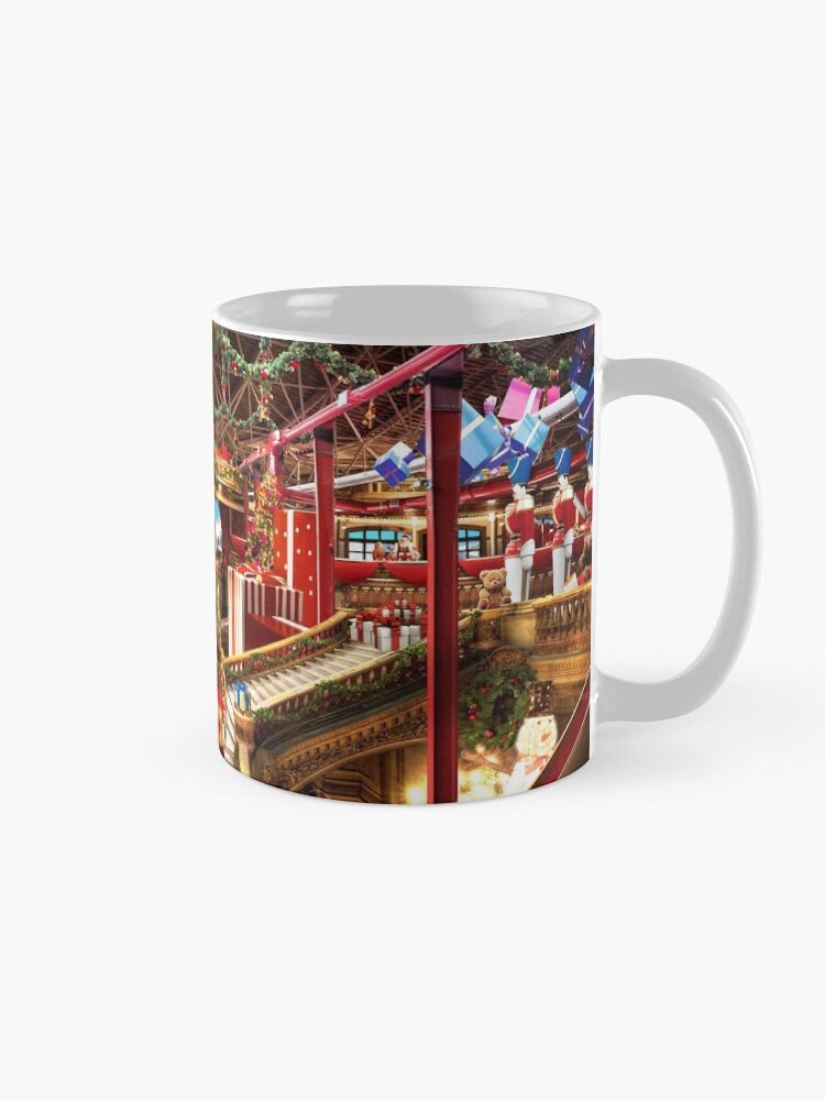 Alternate view of Santas Workshop - Christmas Holiday Art Mug