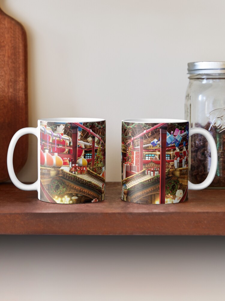 Alternate view of Santas Workshop - Christmas Holiday Art Mug