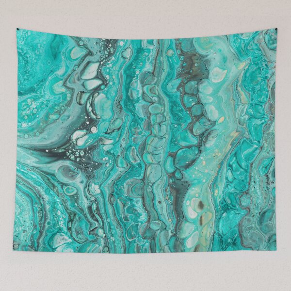 Item preview, Blue Turquoise Marble Abstract  designed and sold by Alladin7.