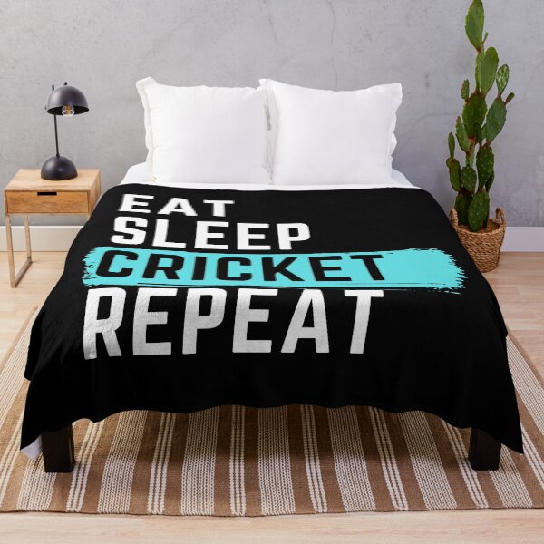 Item preview, Eat Sleep Cricket Repeat designed and sold by m95sim.