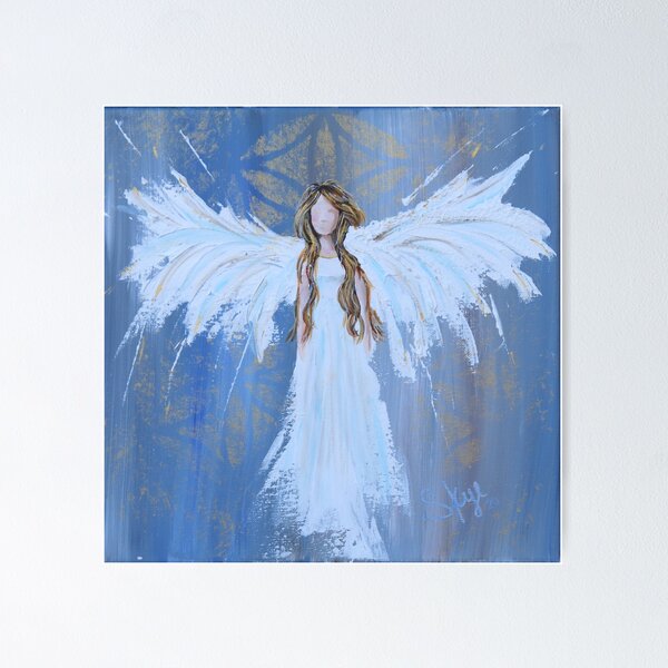 Rustic Angels by Skye Poster