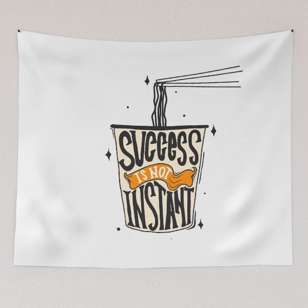 Item preview, Success is not instant designed and sold by Akazox.