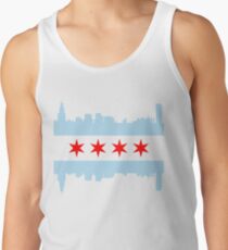 Camiseta de tirantes Horizonte de la bandera de Chicago