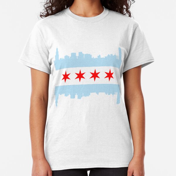Chicago Flag Skyline Classic T-Shirt