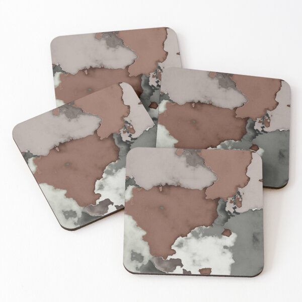 Item preview, Rustic Abstract Marble - shades of grey and brown designed and sold by wiwiart.
