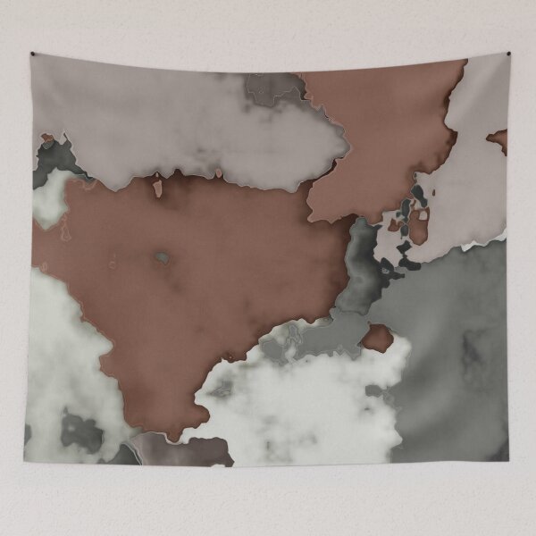 Item preview, Rustic Abstract Marble - shades of grey and brown designed and sold by wiwiart.