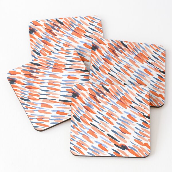 Item preview, Blue and Orangies - Electra Grant designed and sold by Electra Grant.
