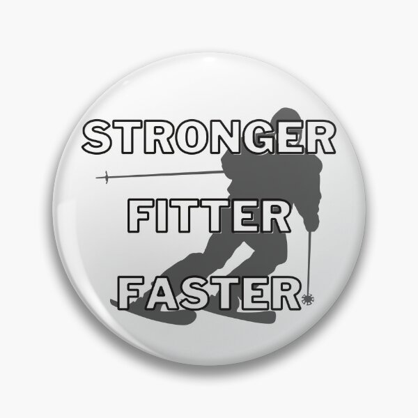 Item preview, Skiing: Stronger, fitter, faster designed and sold by TheGreenGoat.