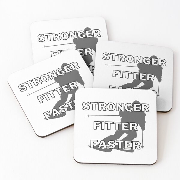 Item preview, Skiing: Stronger, fitter, faster designed and sold by TheGreenGoat.