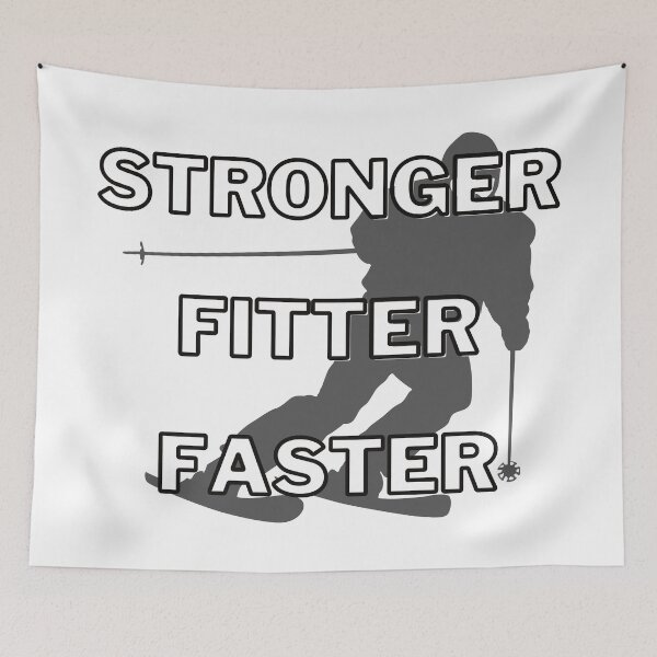 Item preview, Skiing: Stronger, fitter, faster designed and sold by TheGreenGoat.