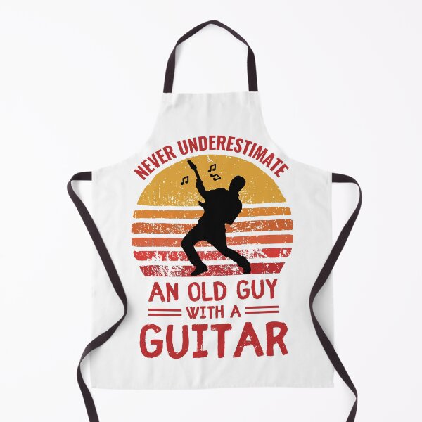Item preview, Never underestimate an old guy with a guitar funny guitarist quotes designed and sold by OneTimeEngineer.