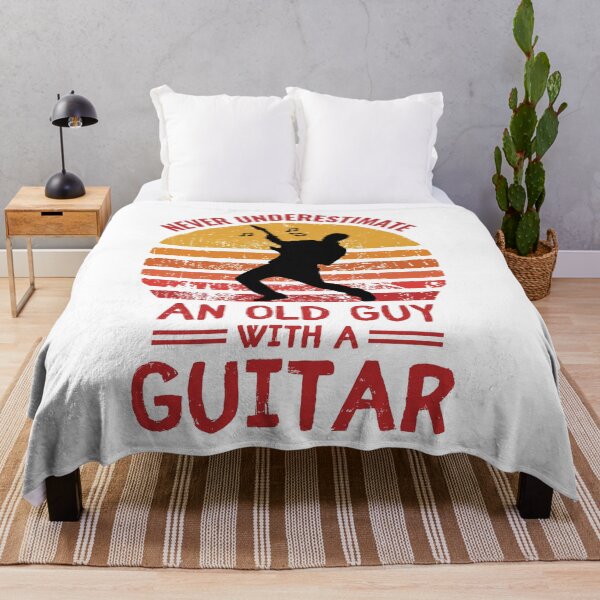 Item preview, Never underestimate an old guy with a guitar funny guitarist quotes designed and sold by OneTimeEngineer.