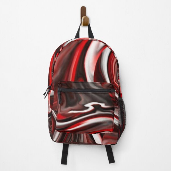 Item preview, Red and Black marble with Black detail Pattern designed and sold by NekoTshirt.