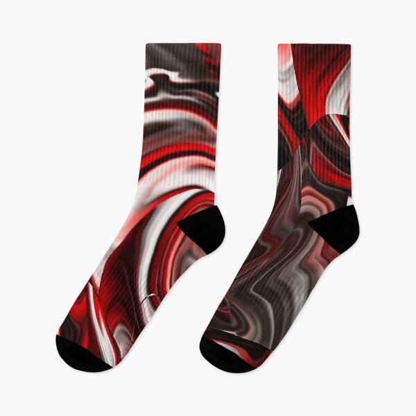Item preview, Red and Black marble with Black detail Pattern designed and sold by NekoTshirt.
