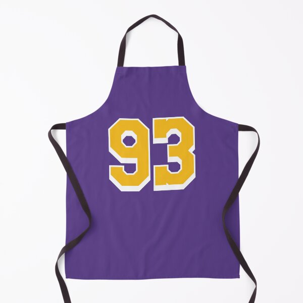 Item preview, 93 Yellow Number ninety-three Purple Basketball Jersey designed and sold by elhefe.