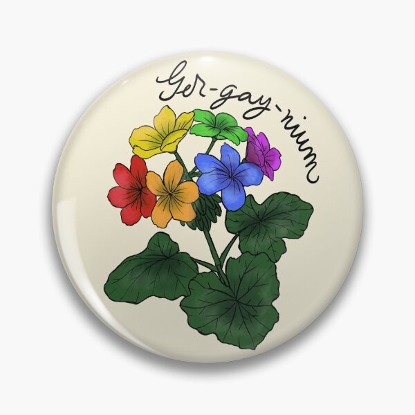 Item preview, Rainbouquet: Ger-gay-nium designed and sold by Launchycat.