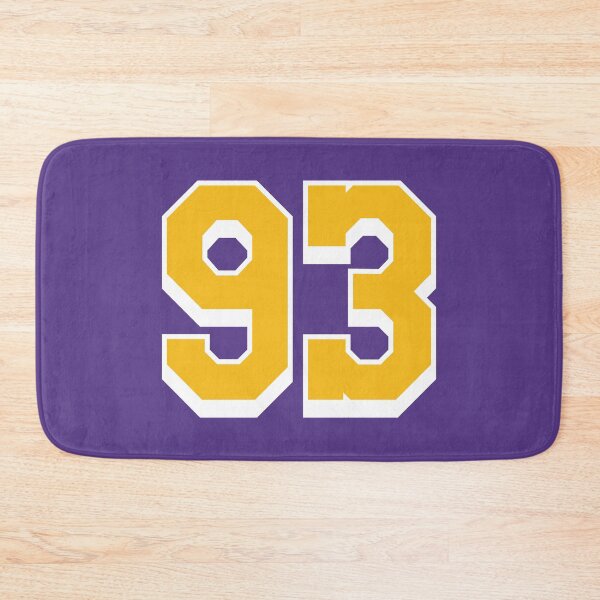 Item preview, 93 Yellow Number ninety-three Purple Basketball Jersey designed and sold by elhefe.