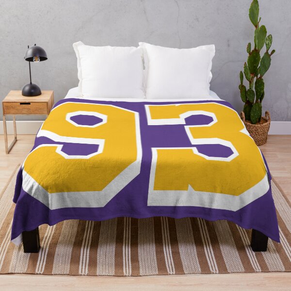 Item preview, 93 Yellow Number ninety-three Purple Basketball Jersey designed and sold by elhefe.
