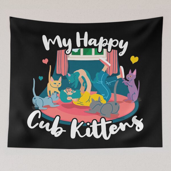 Item preview, My Happy Cub Kittens – Kitties Baby Animals Lover Catoholic  designed and sold by The Green Corner.