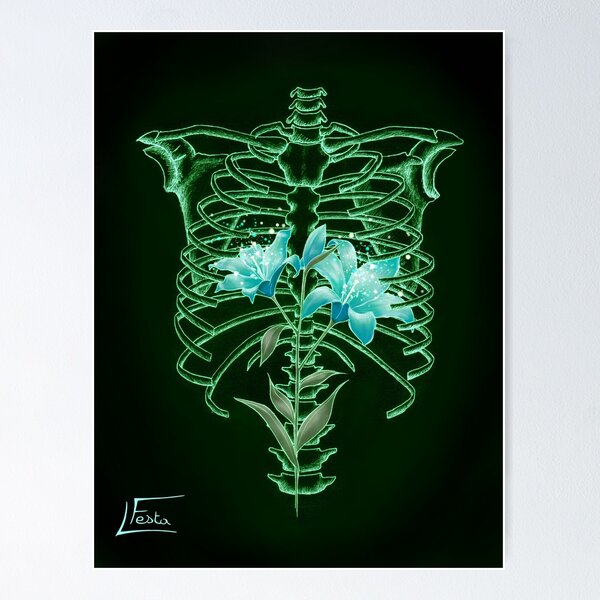 X Ray Flowers Wall Art for Sale | Redbubble