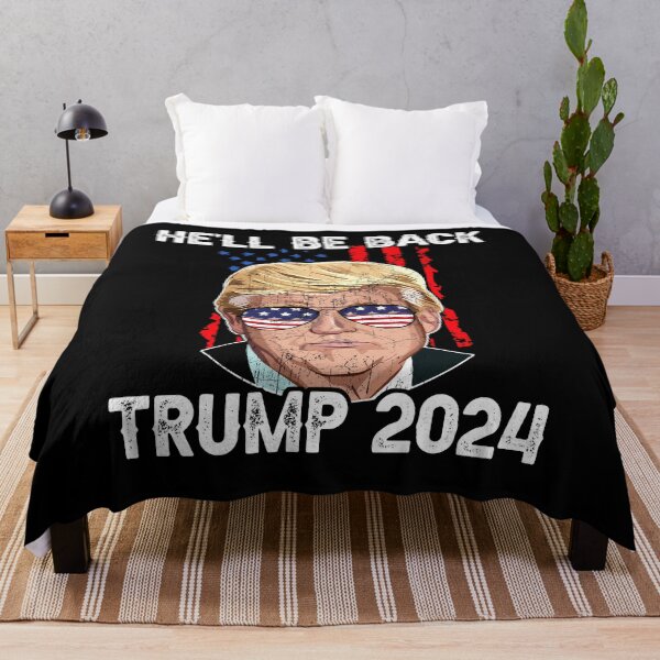 Item preview, He’ll Be Back Trump - President Donald Trump 2024 Political designed and sold by Dressed For Duty.