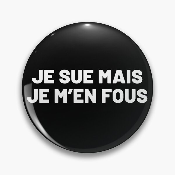 Aperçu de l'œuvre Je sue mais je suis fous créée et vendue par Cultissime.