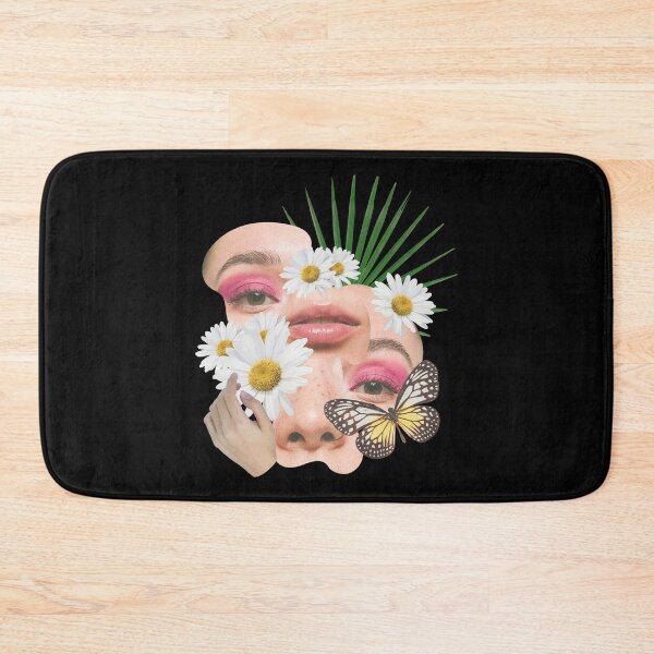 Item preview, Body parts, flowers and butterfly collage designed and sold by CrazyHowCool.
