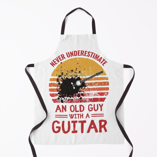 Item preview, Never underestimate an old guy with a guitar funny guitarist quotes designed and sold by OneTimeEngineer.