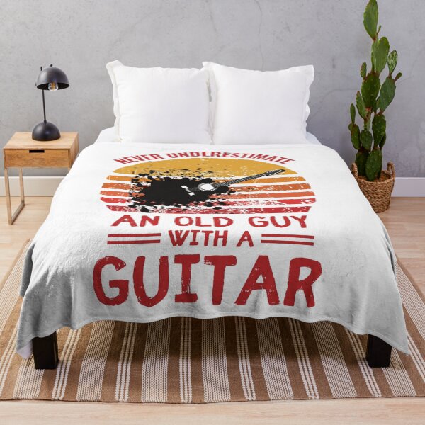 Item preview, Never underestimate an old guy with a guitar funny guitarist quotes designed and sold by OneTimeEngineer.