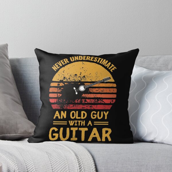Item preview, Never underestimate an old guy with a guitar funny guitarist quotes designed and sold by OneTimeEngineer.