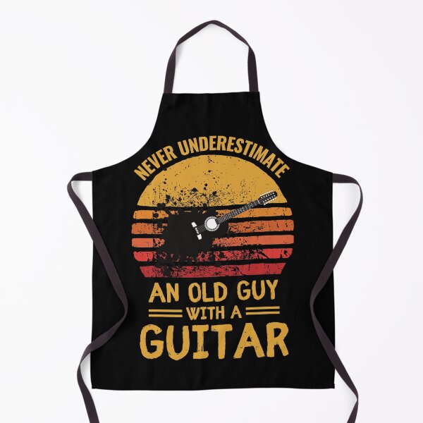 Item preview, Never underestimate an old guy with a guitar funny guitarist quotes designed and sold by OneTimeEngineer.