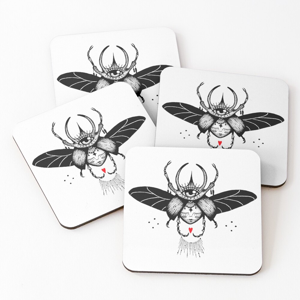 Item preview, Coasters (Set of 4) designed and sold by RANARTE.