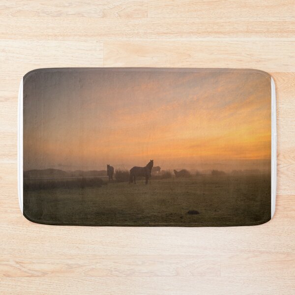 Item preview, Northam Burrows misty sunrise designed and sold by twymanphoto.