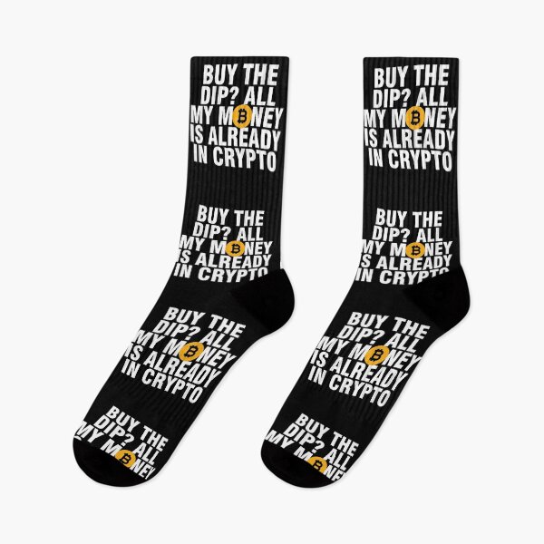Item preview, Buy The Dip Crypto Saying designed and sold by Urosek.