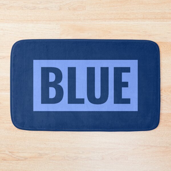 Item preview, Blue text simple classic typography designed and sold by AmongOtherThngs.