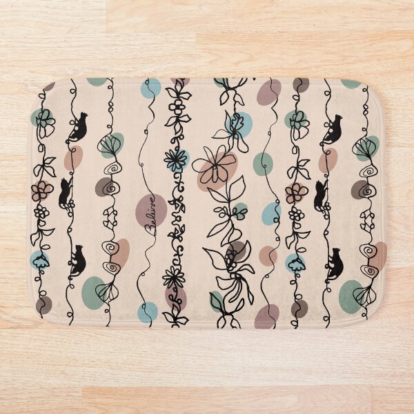 Item preview, Cats climbing Curtains designed and sold by Salzanos.