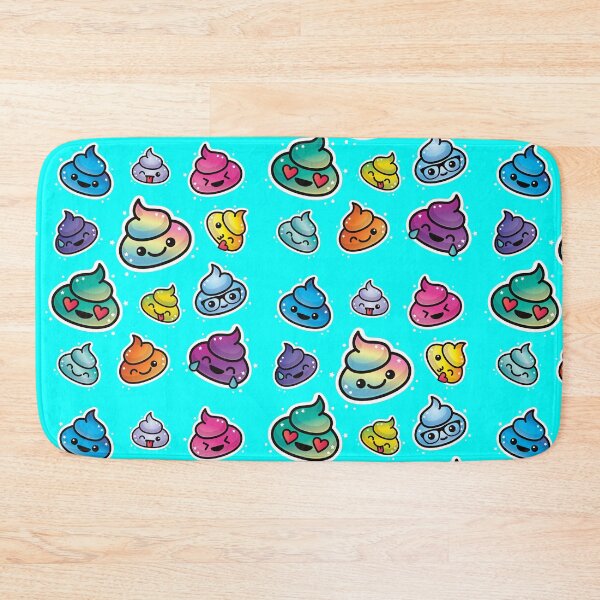 Item preview, Cute Poop Smiley: Girls & Boys Rainbow Smiley Faces designed and sold by coolintent.