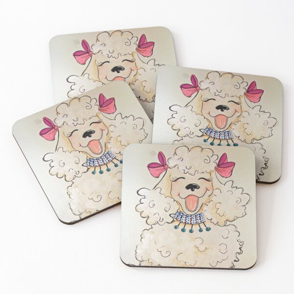 Item preview, Poodle cute pet dog dogs pets puppy art caniche smile designed and sold by Coolstuff4you71.