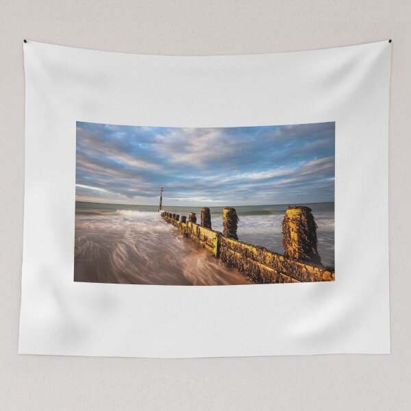 Item preview, Evening light on Cromer beach designed and sold by dp-images.